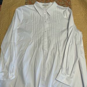 Coldwater Creek Easy Care Pintuck Tunic XL NWOT